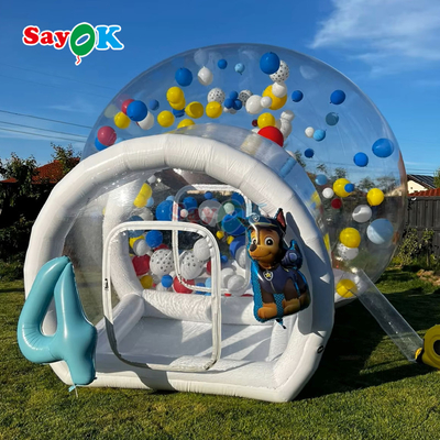 Αποθήκη 10ft Παιδιά Bubble House Διαφανές φουσκωτό πάρτι Bubble Balloon Σπίτια Θόλο
