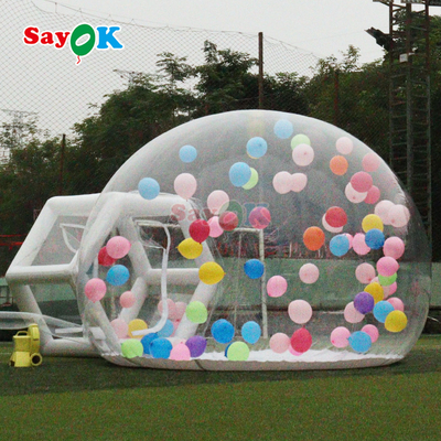 Sayok φορητό φουσκωτό Bubble House σκηνή σαφή Bubble House προσαρμοσμένο λογότυπο