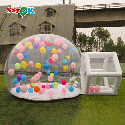 Sayok φορητό φουσκωτό Bubble House σκηνή σαφή Bubble House προσαρμοσμένο λογότυπο