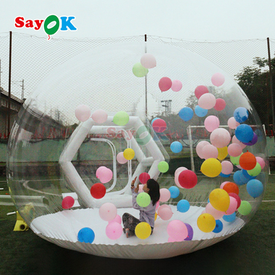 Sayok φορητό φουσκωτό Bubble House σκηνή σαφή Bubble House προσαρμοσμένο λογότυπο
