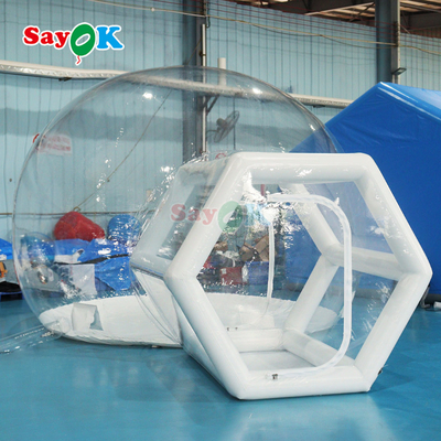 Sayok φορητό φουσκωτό Bubble House σκηνή σαφή Bubble House προσαρμοσμένο λογότυπο
