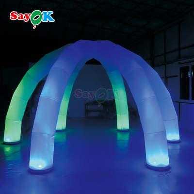Φορητή Έκθεση Μαρκίε Πνευματώδης σκηνή Custom Dome Spider Tent Διαφήμιση Πνευματώδης σκηνή αράχνης για εξωτερικές εκδηλώσεις