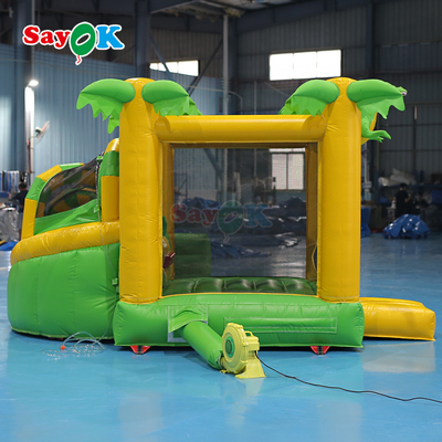 Sayok Commercial Small Inflatable Bounce House Ντινόσαυρος Πυροβόλο Κομπό για Παιδιά