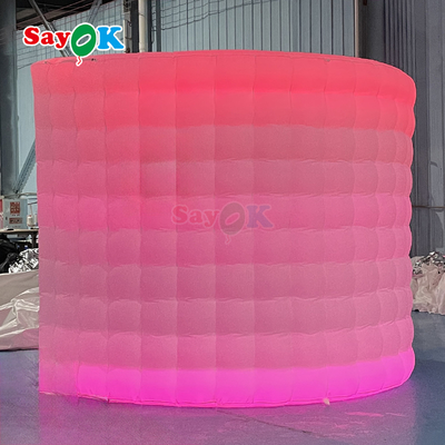 360 Inflatable Photo Booth Wall for Events - Portable LED Enclosure