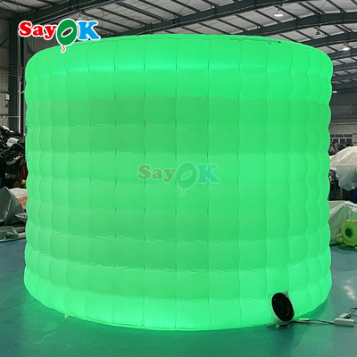 360 Inflatable Photo Booth Wall for Events - Portable LED Enclosure