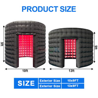 360 φουσκωτές φωτογραφικές αίθουσες για εκδηλώσεις Εμπορική ενοικίαση Προσαρμόσιμες