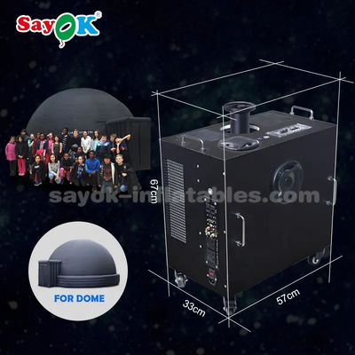 Sayok 6500LM Φορητό φουσκωτό πλανητάριο με 1 έτος εγγύηση και 4 τροχούς για HD Full Dome προβολή