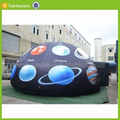 Sayok Customizable Size 4m-10m Diameter Inflatable Planetarium Dome with Free 3D Design and 100% Blackout Professional Grey Projection Fabric