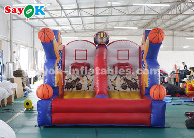 Φουσκωτό παιχνίδι μπάσκετ PVC μουσαμάς μπάσκετ Τσέρκι Μπάσκετ Φουσκωτό παιχνίδι για το κέντρο παιχνιδιού