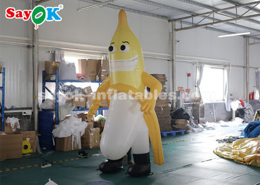 μασκότ μπανανών 3m διογκώσιμη για υπαίθριο SGS ROHS CE διαφήμισης