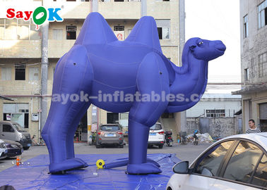 Σκούρο μπλε διογκώσιμοι χαρακτήρες κινουμένων σχεδίων για την υπαίθρια διαφήμιση/γιγαντιαία διογκώσιμη καμήλα