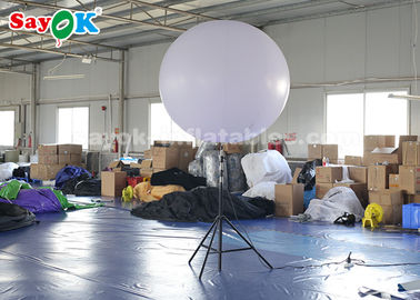 Ανθεκτικός 1.5m γιγαντιαίος διογκώσιμος άσπρος πολυεστέρας μπαλονιών για τις εκθέσεις
