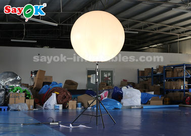 στάση διακοσμήσεων φωτισμού 1.2m διογκώσιμη επάνω στα μπαλόνια για τη διαφήμιση των εκθέσεων