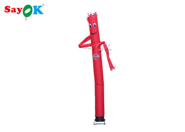 Dancing Air Puppets Single Leg Red Inflatable Air Dancer Wave Man για εμπορικό CE SGS