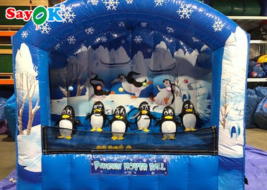 Το διογκώσιμο ασφάλιστρο διογκώσιμο Penguin παιχνιδιών σφαιρών αιωρείται το παιχνίδι στόχων τοξοβολίας σφαιρών για το παιδί και τον ενήλικο