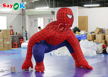 Ανατινάξτε χαρακτήρες καρτούν Σούπερ ήρωας 2.5m Κόκκινος φουσκωτός Spiderman για διακόσμηση τελετής