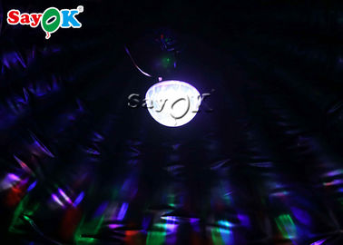Καλύτερος διογκώσιμος διογκώσιμος Disco θόλος Bouncy Castle σκηνών 5x4x3.8mH με τα μαγικά φω'τα