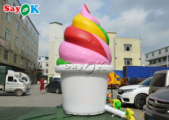 Διογκώσιμο πρότυπο κώνων παγωτού PVC συνήθειας 5mH
