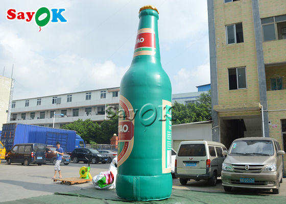 PVC συνήθειας που διαφημίζει το διογκώσιμο πρότυπο μπουκαλιών κρασιού μπύρας