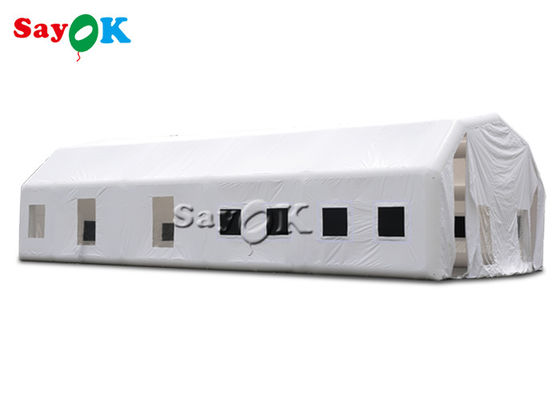 Πυροβόλητη σκηνή γκαζόν Αδιάβροχη λευκή 20x10x5.5mH Πυροβόλητη σκηνή βαφής αυτοκινήτων