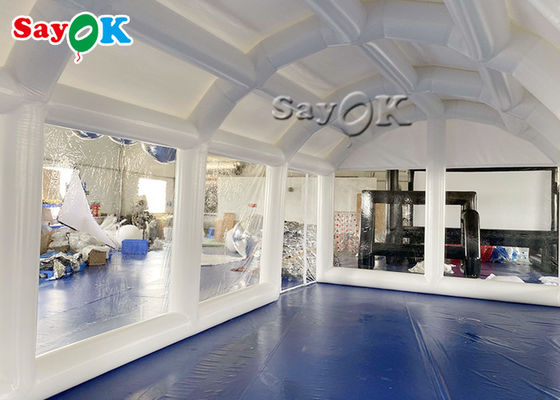 Προσαρμοσμένη φουσκωτή σκηνή Πάρτι πισίνα Αέρος σκηνή Αερόστεγη PVC φουσκωτή σκηνή κάλυψης πισίνας
