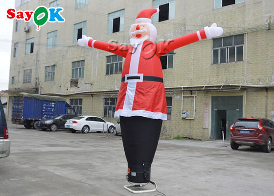 Διογκώσιμο Wacky κυματίζοντας μπιχλιμπίδι ατόμων σωλήνων που διαφημίζει 10m το διογκώσιμο χορευτή αέρα Χριστουγέννων