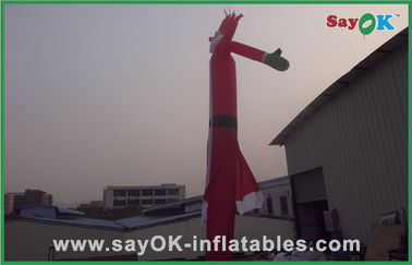 Χριστούγεννα Santa ενοικίου χορευτών αέρα 6m διογκώσιμα προϊόντα χορευτών αέρα ανεμιστήρων 750w