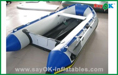 Οι συγκολλημένες με θερμότητα μπλε διογκώσιμες βάρκες PVC ποτίζουν το χτύπημα διασκέδασης - επάνω βάρκα 2 πρόσωπο