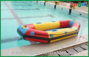 Βάρκα παιχνιδιών νερού των συγκολλημένων με θερμότητα προσώπων 3-8 PVC διογκώσιμων παιδιών βαρκών