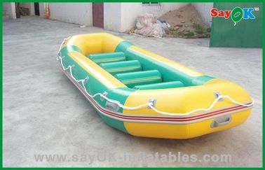 Πάρκο 4 νερού διογκώσιμες βάρκες PVC προσώπων για τους ενηλίκους, προωθητικό Inflatables