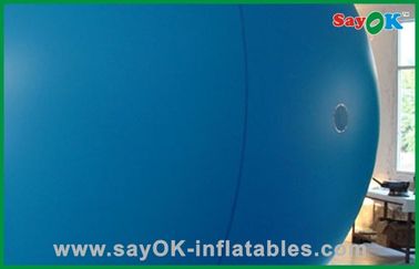 Το μπλε διογκώσιμο μεγάλο μπαλόνι ηλίου χρώματος για υπαίθριο παρουσιάζει γεγονός