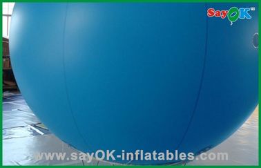 Το μπλε διογκώσιμο μεγάλο μπαλόνι ηλίου χρώματος για υπαίθριο παρουσιάζει γεγονός