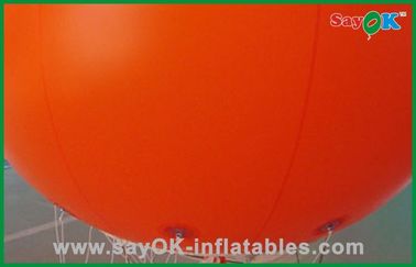 Το νέο όμορφο πορτοκαλί διογκώσιμο μεγάλο μπαλόνι ηλίου για υπαίθριο παρουσιάζει γεγονός