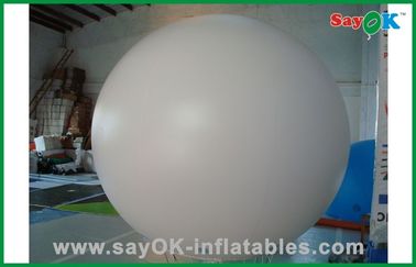 Άσπρα χρώματος όμορφα διογκώσιμα μπαλόνια ηλίου μπαλονιών εμπορικά γιγαντιαία