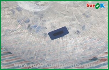 Διογκώσιμη διογκώσιμη Zorb παιχνιδιών λιμνών σφαίρα 2.3x1.6m Gaint Tranparent ανθρώπινη σφαίρα χάμστερ