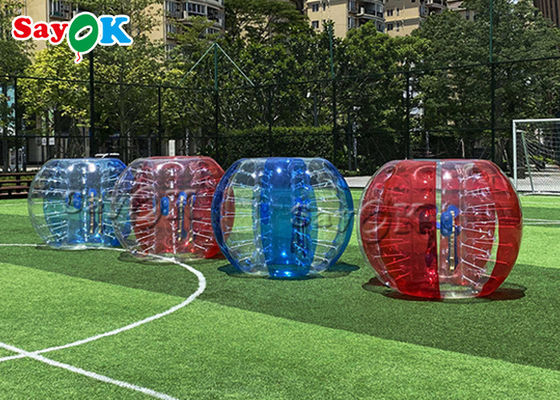 Διογκώσιμα παιχνίδια ποδοσφαίρου 1.8m διογκώσιμη σφαίρα προφυλακτήρων PVC για την υπαίθρια δραστηριότητα παιδιών ενηλίκων