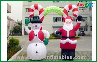 Γιγαντιαίοι διογκώσιμοι χιονάνθρωπος Χριστουγέννων και Άγιος Βασίλης, διογκώσιμα προϊόντα διαφήμισης