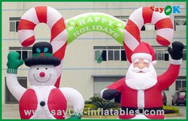 Γιγαντιαίοι διογκώσιμοι χιονάνθρωπος Χριστουγέννων και Άγιος Βασίλης, διογκώσιμα προϊόντα διαφήμισης