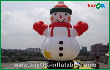 Διογκώσιμη διακόσμηση Χριστουγέννων χιονανθρώπων Santa Χριστουγέννων 5m ύψος