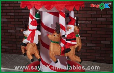 Αστείες Χριστουγέννων διακοσμήσεις φγμένο αέρας Inflatables διακοπών ιπποδρομίων διογκώσιμες