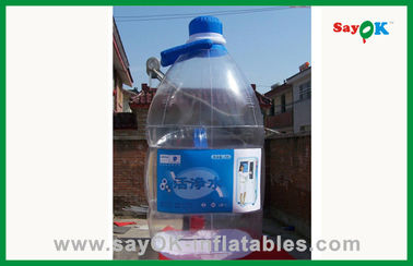 Υπαίθριο γιγαντιαίο διογκώσιμο μπουκάλι νερό διαφήμισης για την πώληση