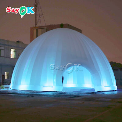 Εξωτερική φουσκωτή σκηνή γκαζόν 15x7.5mH LED φως φουσκωτή σκηνή αέρα για κάμπινγκ