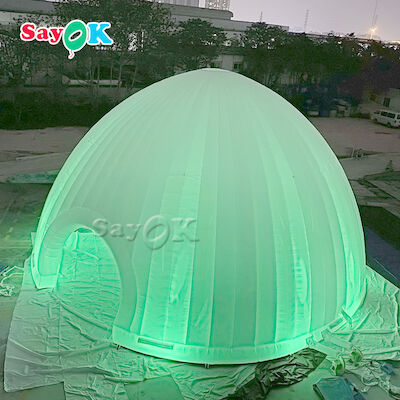 Εξωτερική φουσκωτή σκηνή γκαζόν 15x7.5mH LED φως φουσκωτή σκηνή αέρα για κάμπινγκ