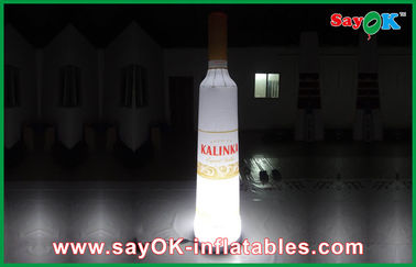 Εμπορική διακόσμηση μπουκαλιών κρασιού Advertusing διογκώσιμη με το φωτισμό των οδηγήσεων