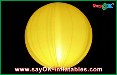 Διογκώσιμη σκηνική διακόσμηση Chrismas φω'των μπαλονιών των κίτρινων/μπλε οδηγήσεων