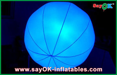 Διογκώσιμη σκηνική διακόσμηση Chrismas φω'των μπαλονιών των κίτρινων/μπλε οδηγήσεων
