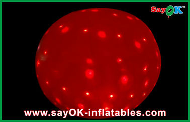 Οδηγημένο έδαφος μπαλόνι που ανάβει τη διογκώσιμη διακόσμηση 12 φωτισμού χρώματα