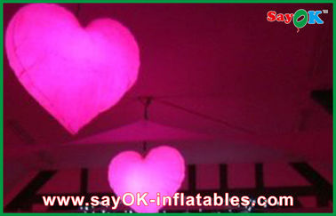 Διογκώσιμη οδηγημένη διακόσμηση φωτισμού καρδιών νύχτας για τη διαφήμιση
