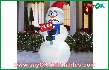 Διογκώσιμος διακοπών διογκώσιμος χιονάνθρωπος Χριστουγέννων διακοσμήσεων γιγαντιαίος