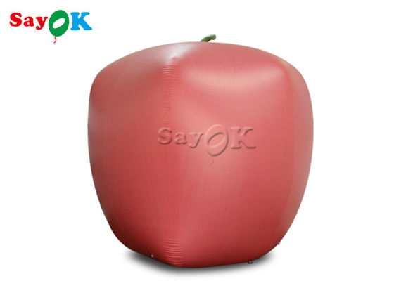 2m γιγαντιαίο κόκκινο πρότυπο μπαλονιών της Apple φρούτων διογκώσιμο για την επιχείρηση ενοικίου